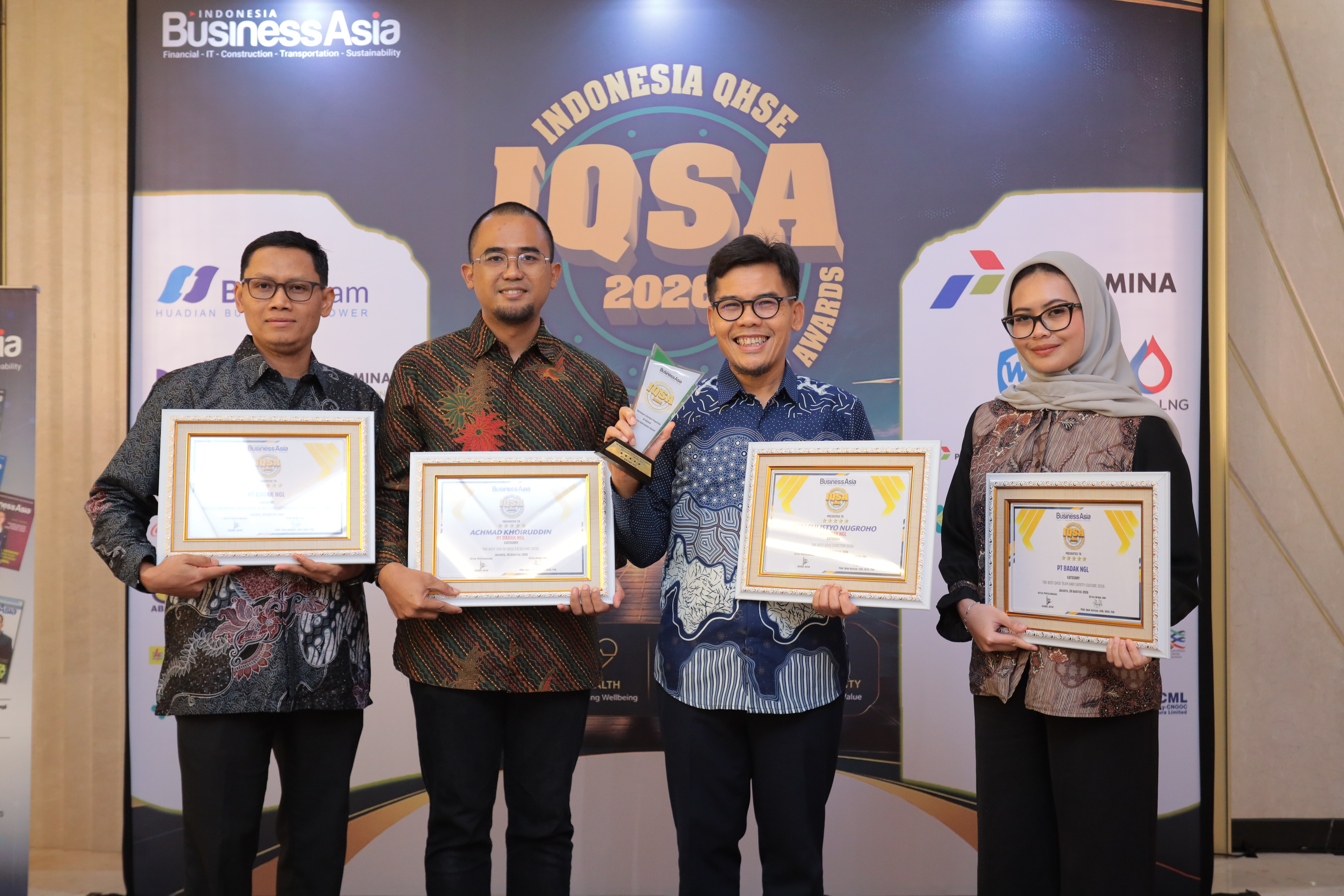 Melalui Inovasi Digital dan Penguatan Budaya SHEQS, Badak LNG Borong Penghargaan di Ajang IQSA 2026