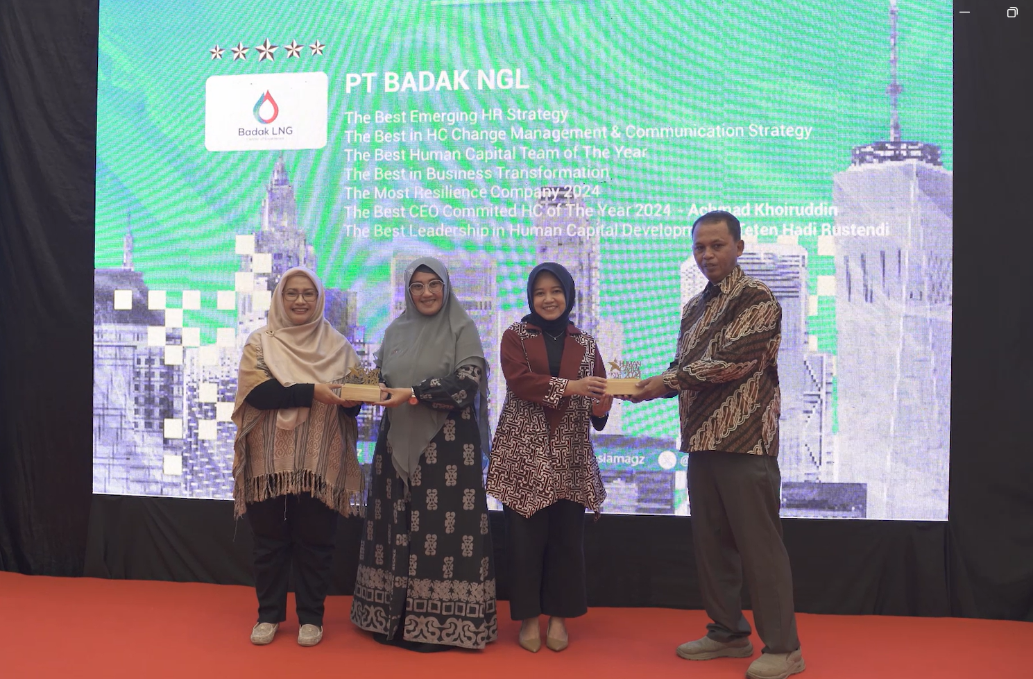 Human Capital on Resilience Excellence Award 