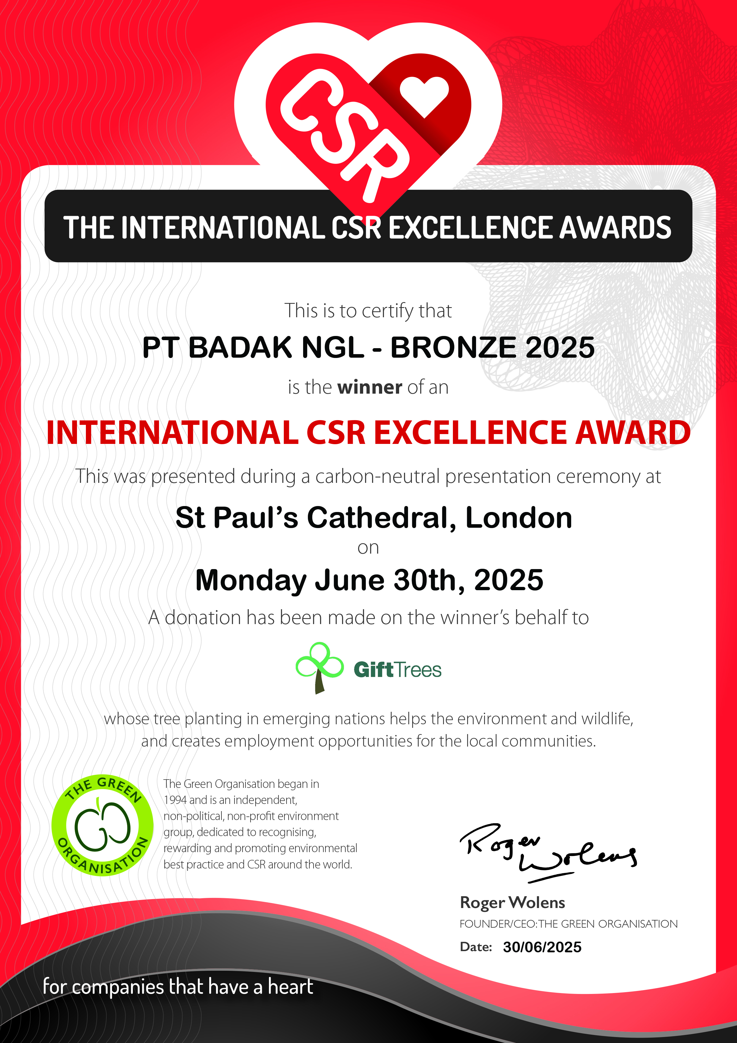 The International CSR Excellence Awards